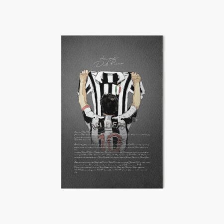 Alessandro Del Piero Juventus Legend Stats Football Print 