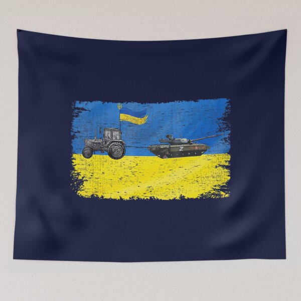 Item preview, Use Tractor Ukrainian Flag Farmer Ukraine Trident   designed and sold by Hsiesofa.
