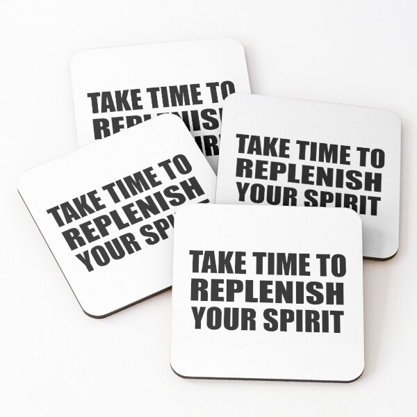 Item preview, take time to replenish your spirit designed and sold by Colorfulandfun.