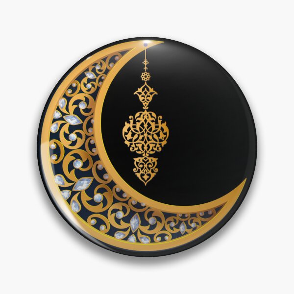 Item preview, Muslim moon in gold Eid Mubarak 3d Design  designed and sold by Darko-media.