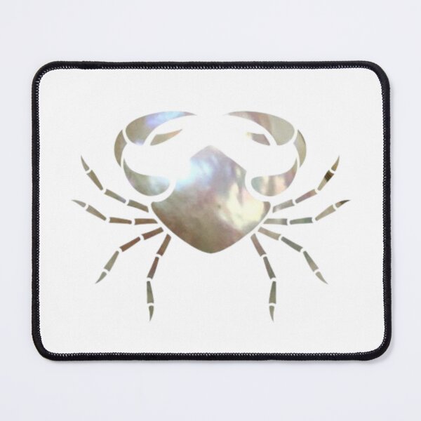 Item preview, Cancer Zodiac Symbol Silhouette Design With June Birthstone Pearl Background  designed and sold by TacoRose.