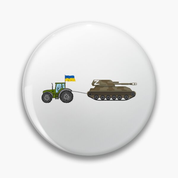 Item preview, Ukrainian Tractor Pulling A Russian Tank Ukraine Flag ,ukrain flag,ukrania,i stand with ukran  designed and sold by Hsiesofa.