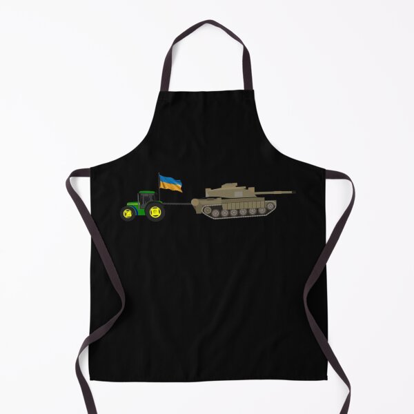 Item preview, Ukrainian tractor pulling a tank in farm funny designed and sold by Hsiesofa.