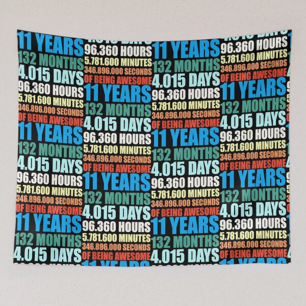 Item preview, 11Th Birthday Gift Boy 11 Years Being Awesome designed and sold by Seth Shiver.