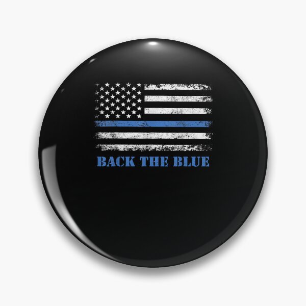 Item preview, Back the Blue Thin Blue Line American Flag - Police Support T-Shirt designed and sold by khongsaodau.