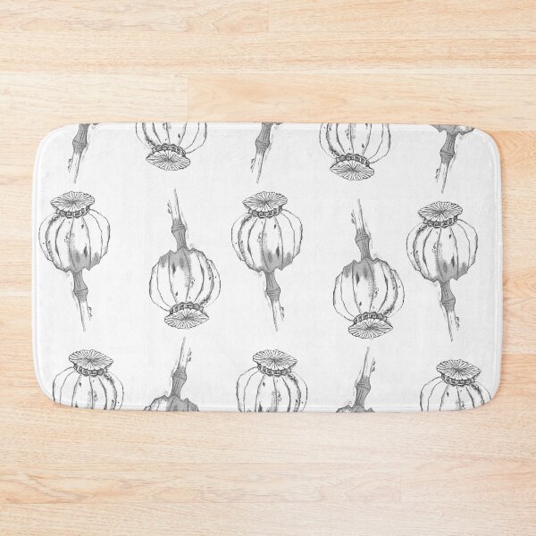 Item preview, Filas negras de semillas de flores de amapola designed and sold by London-Fields.