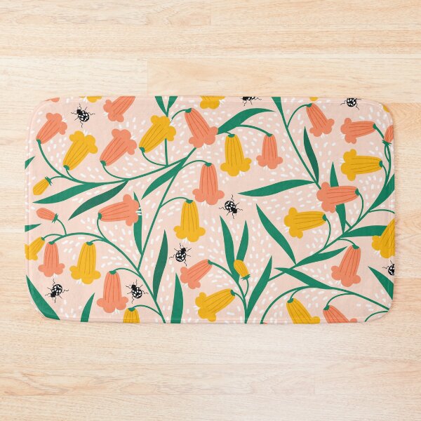 Item preview, Bellflower Orange and Yellow designed and sold by Insvy Design Studio.