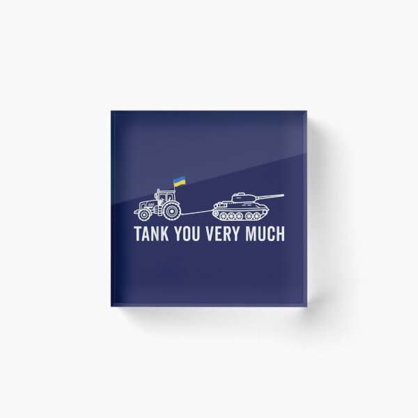 Item preview, ukrainian tractor pulling tank               designed and sold by Hsiesofa.