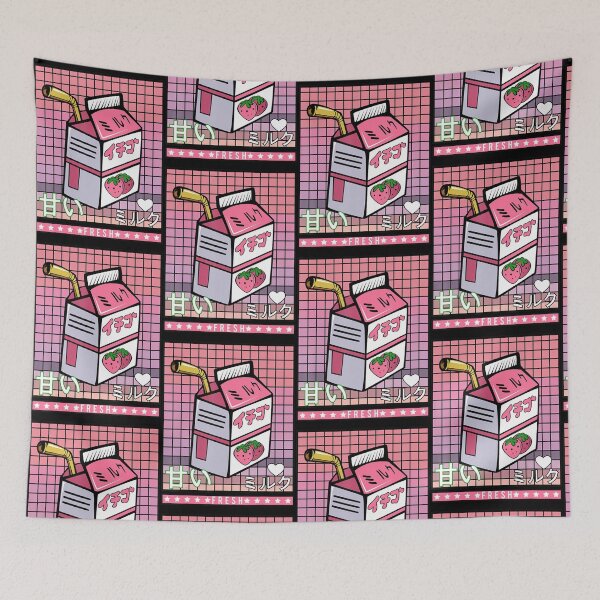 Item preview, 90S Japanese Otaku Stylish-Aesthetic Milk Drink Japan-Lover designed and sold by Seth Shiver.