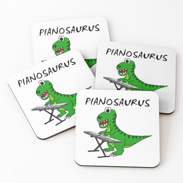 Item preview, Pianosaurus Dinosaur Piano Pianist Keyboardist designed and sold by doodlerob.