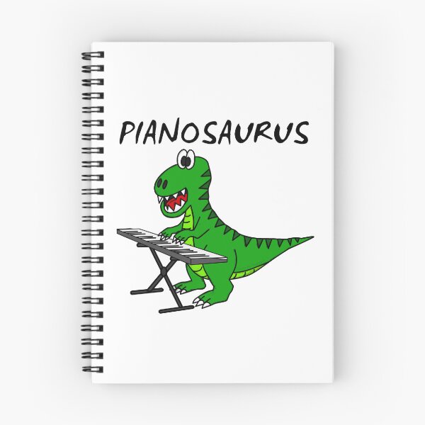 Item preview, Pianosaurus Dinosaur Piano Pianist Keyboardist designed and sold by doodlerob.