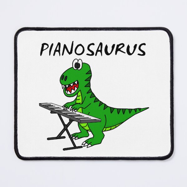 Item preview, Pianosaurus Dinosaur Piano Pianist Keyboardist designed and sold by doodlerob.