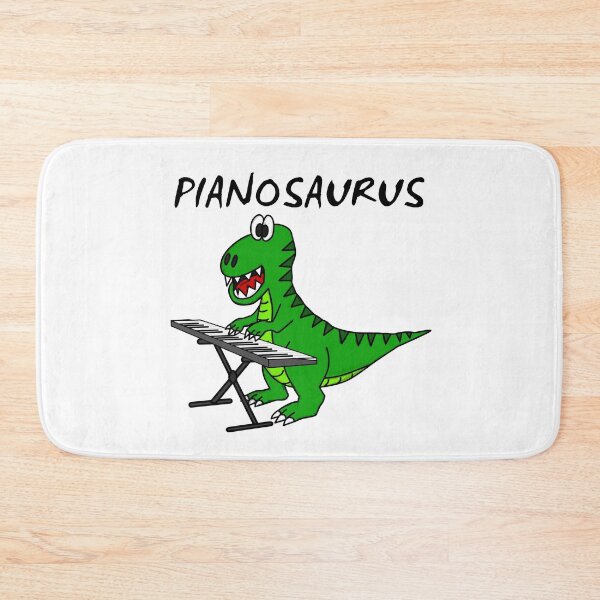 Item preview, Pianosaurus Dinosaur Piano Pianist Keyboardist designed and sold by doodlerob.