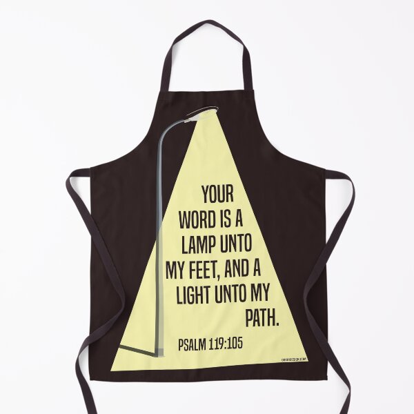 Item preview, Psalm 119:105 Your word is a lamp unto my feet - Shining street lamp designed and sold by GiborDesign.