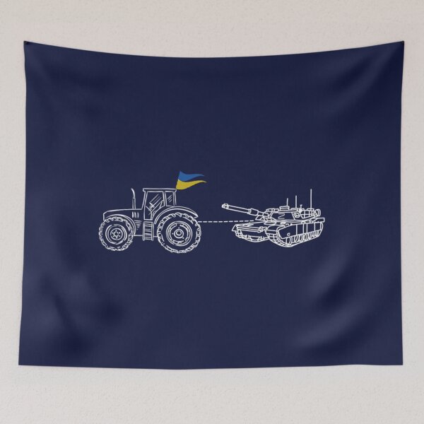 Item preview, ukrainian tractor pulling tank  (4) designed and sold by Hsiesofa.