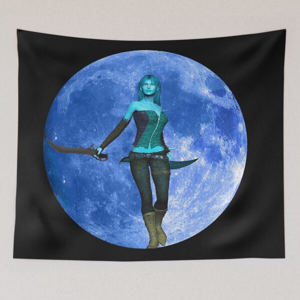 Item preview, Blue Moon Warrior designed and sold by Icarusismart.