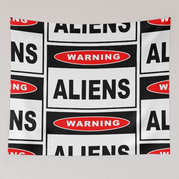 Item preview, WARNING - ALIENS designed and sold by sociographix.