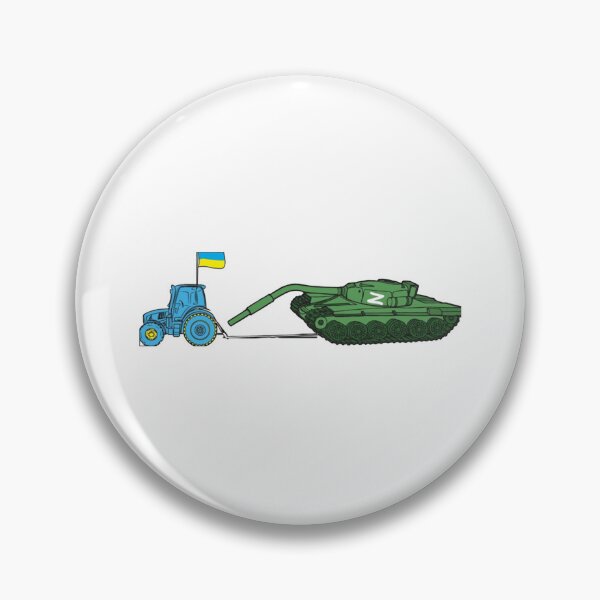 Item preview, ukrainian tractor pulling tank - ukrainian farmer   designed and sold by Hsiesofa.