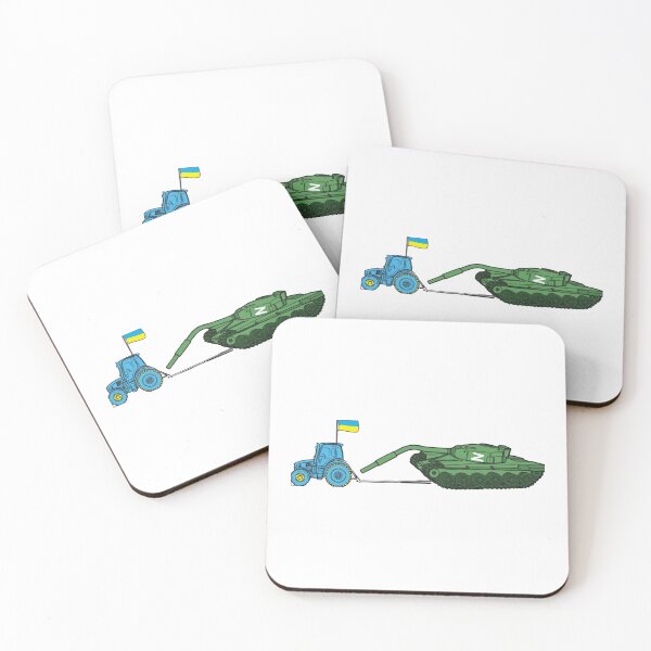 Item preview, ukrainian tractor pulling tank - ukrainian farmer   designed and sold by Hsiesofa.