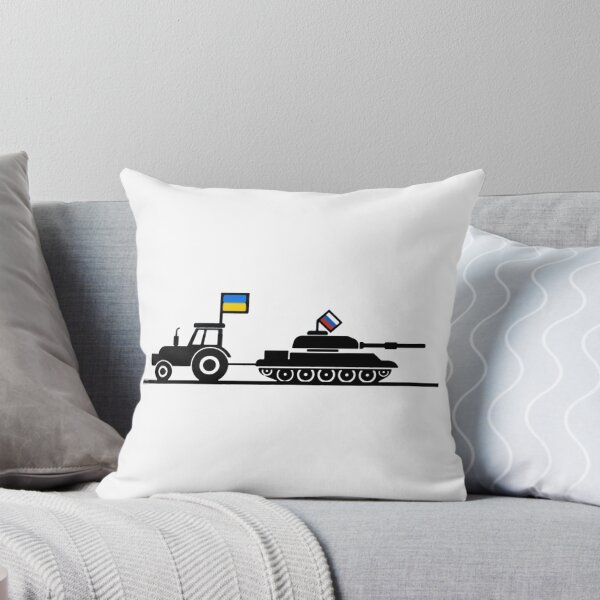 Item preview, ukrainian tractor pulling tank - ukrainian farmer designed and sold by Hsiesofa.