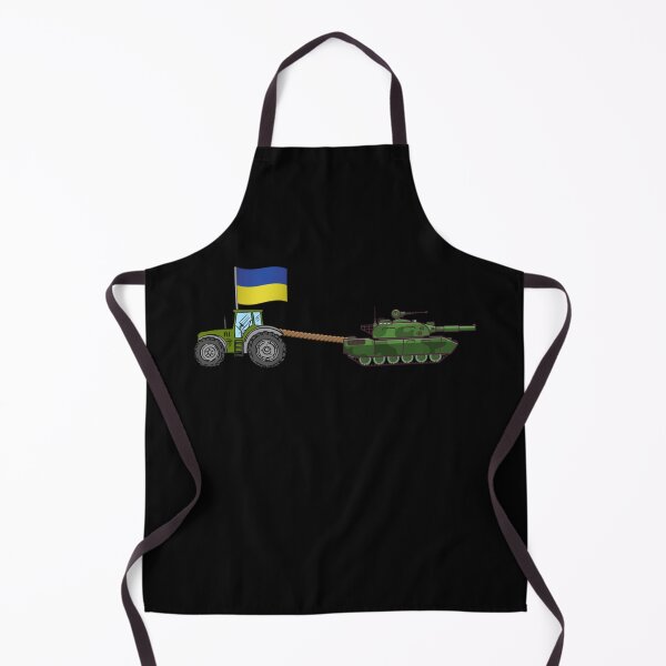 Item preview, Ukrainian Tractor Pulling Tank Sticker designed and sold by Hsiesofa.