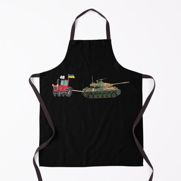 Item preview, ukrainian tractor pulling tank with ukraine flag designed and sold by Hsiesofa.