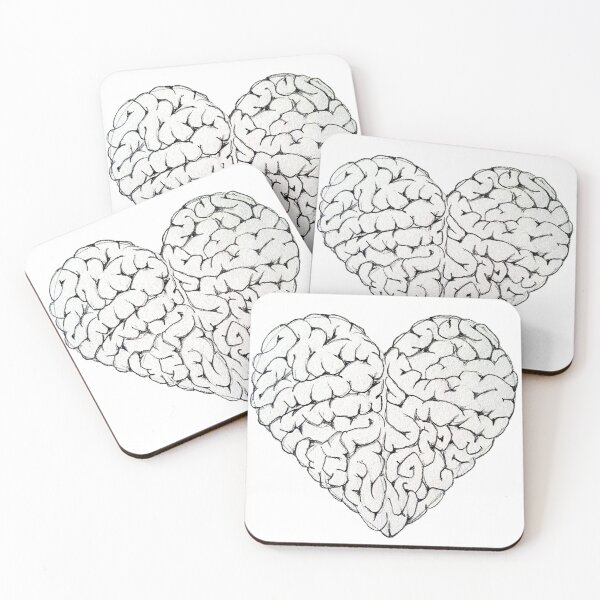 Item preview, Heart and brain are one designed and sold by FabricaRobotica.