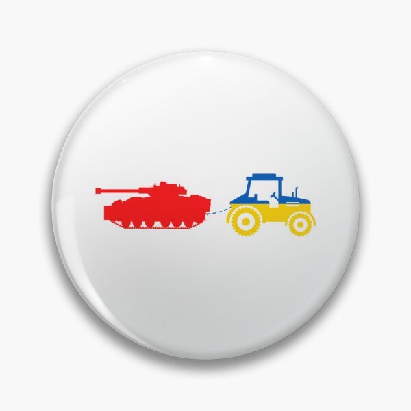 Item preview, Ukranian Farmer  Ukrainian Tractor Pulling A Russian Tank   designed and sold by Hsiesofa.