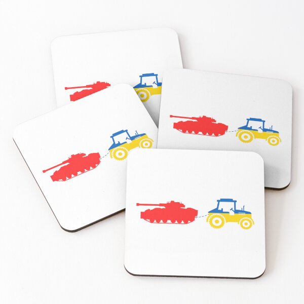 Item preview, Ukranian Farmer  Ukrainian Tractor Pulling A Russian Tank   designed and sold by Hsiesofa.