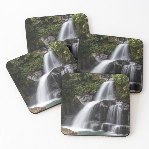 Item preview, Waterfall in forest, water falls on the mountain designed and sold by Bela Ambrus.