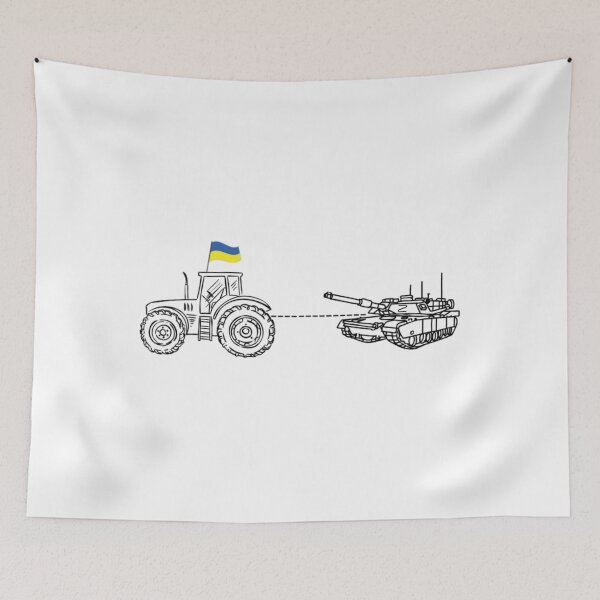 Item preview, Ukrainian Tractor Pulling Tank,  ukranian Tractor          designed and sold by Hsiesofa.