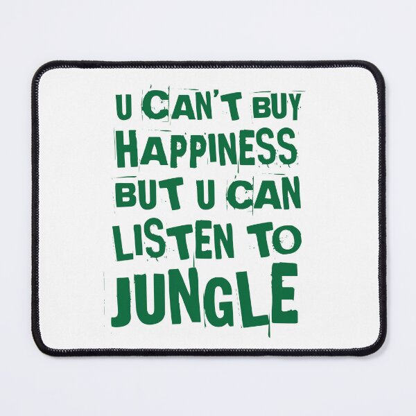 Item preview, You can't buy happiness but u can listen to jungle ( DnB massive ) designed and sold by WULFLAND ARTS.