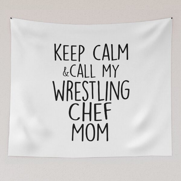 Item preview, Keep Calm & Call My Wrestling Chef Mom Mothers Day Birthday Cooking Chef designed and sold by EasyPrintGift.