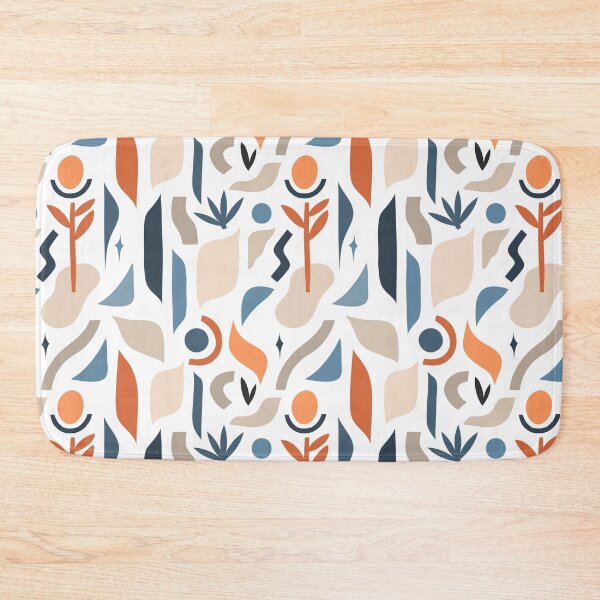 Item preview,  seamless pattern,with modern collage nature contemporary print of boho shapes designed and sold by Anastasy-Helter.