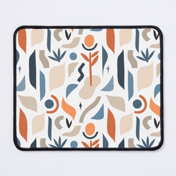 Item preview,  seamless pattern,with modern collage nature contemporary print of boho shapes designed and sold by Anastasy-Helter.