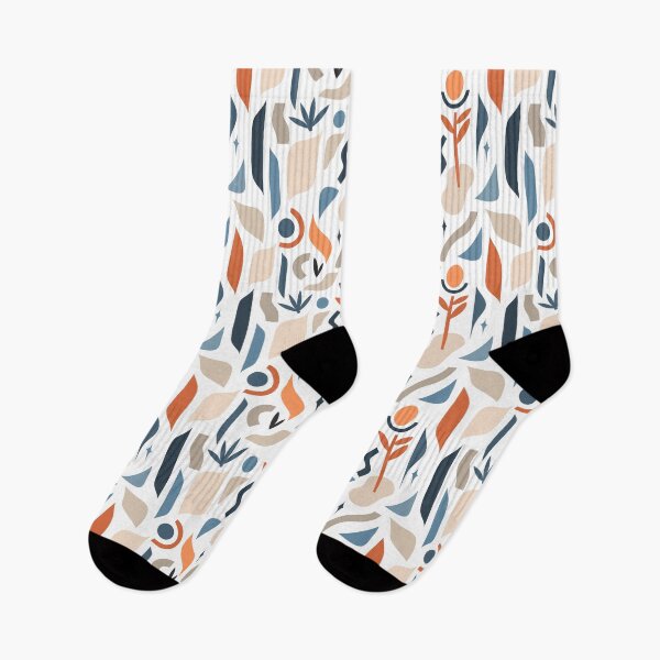 Item preview,  seamless pattern,with modern collage nature contemporary print of boho shapes designed and sold by Anastasy-Helter.