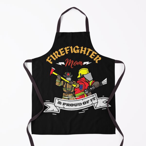 Item preview, international fire fighting day,FIREFIGHTER MOM & PROUD OF IT designed and sold by selfesteeem.