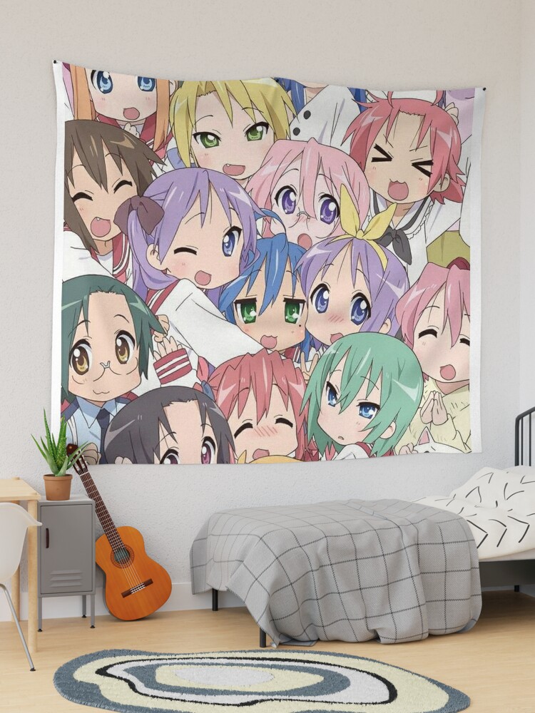 Aesthetic Kawaii Tapestry, Lucky Star Konata Poster