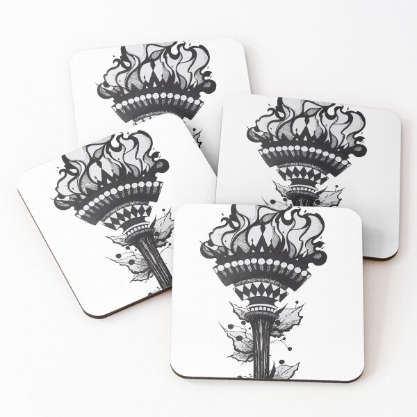 Item preview, Illustrated torch design designed and sold by Milo-Turunen.