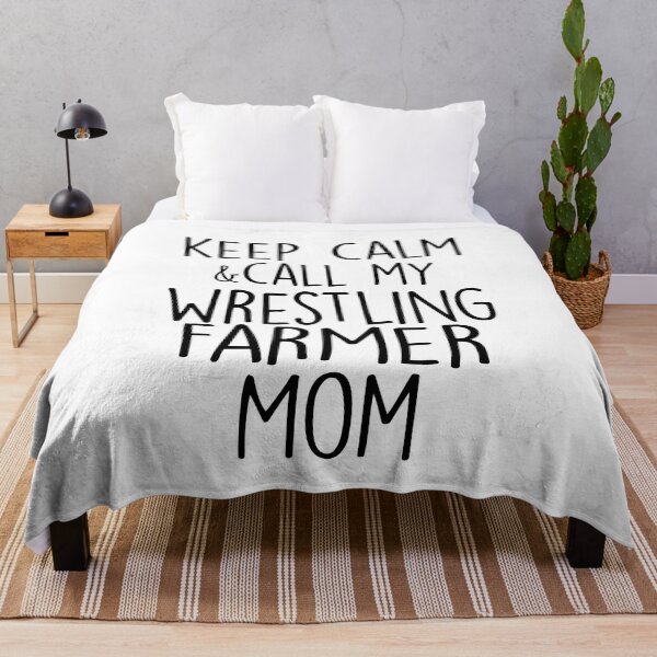 Item preview, Keep Calm & Call My Wrestling Farmer Mom Mothers Day Birthday Funny Farmer designed and sold by EasyPrintGift.