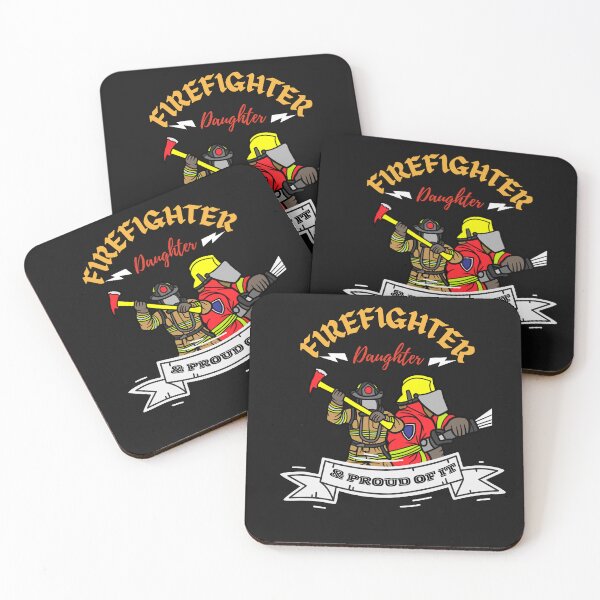 Item preview, International fire fighting day,FIREFIGHTER DAUGHTER  and PROUD OF IT designed and sold by selfesteeem.