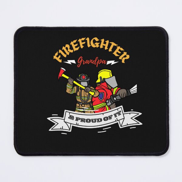 Item preview, Copy of international fire fighting day,FIREFIGHTER GRANDPA & PROUD OF IT designed and sold by selfesteeem.