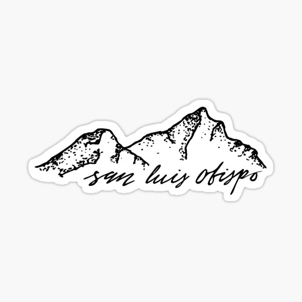 San Luis Obispo Hills Sticker