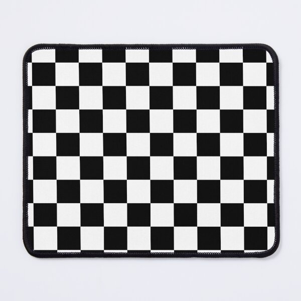 Item preview, Black and White Checkered Chef Pattern designed and sold by HotHibiscus.