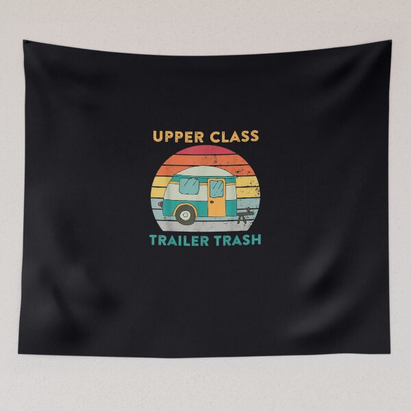 Item preview, Upper Class Trailer Trash Retro Camping Camper designed and sold by DeannaMarks.