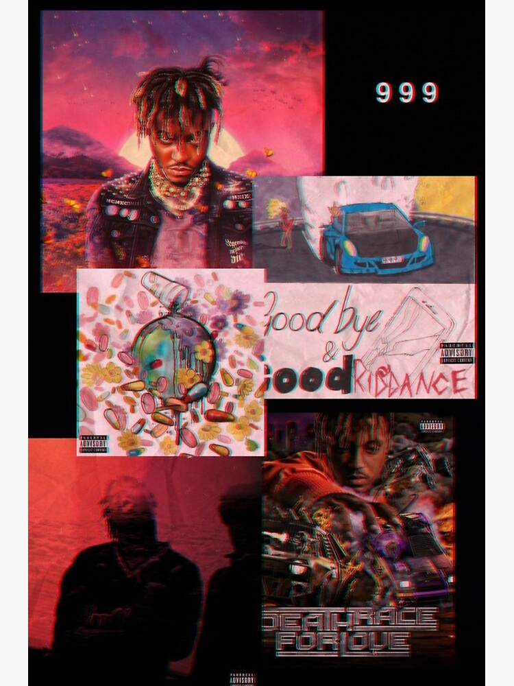 "Juice WRLD Colage Albums" Poster for Sale by Stekaa Redbubble
