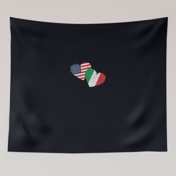 Item preview, USA Italy Heart Country Flag American Italian designed and sold by DeannaMarks.