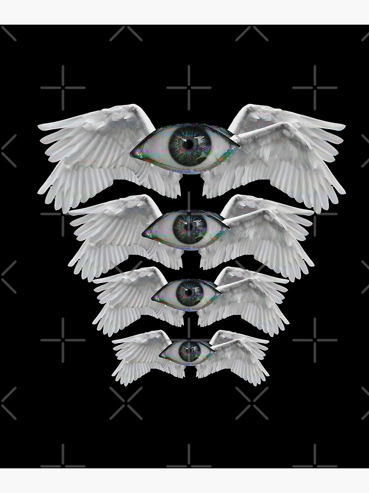 Dreamcore Eye with wings - Angel - Weirdcore dreamcore design