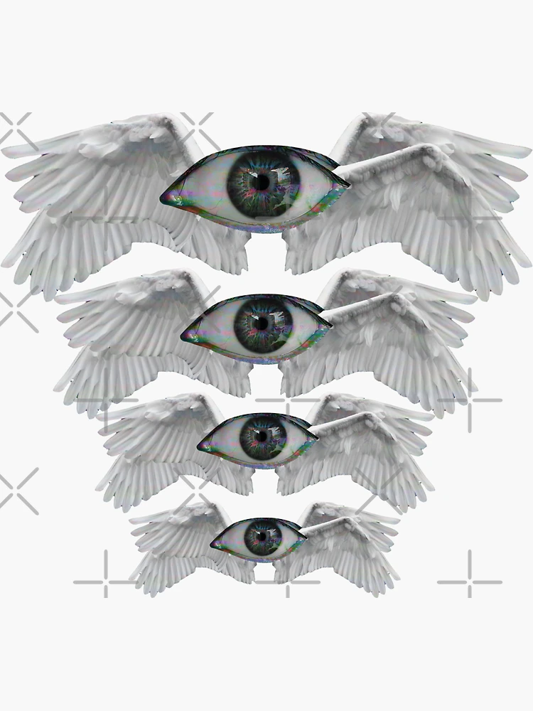 weirdcore #eye #🧿 #angels #wings #hello #sad?