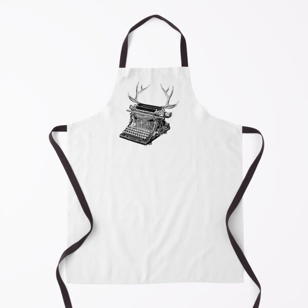 Item preview, The Curious Typewriter (black and white) designed and sold by Madame Memento.